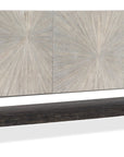 Melange - Ground Perspective Credenza - Pearl Silver