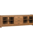 Lincoln - Large Entertainment Base - Warm Walnut