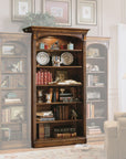 Brookhaven - Open Bookcase - Dark Brown