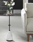 Kincaid - Metal Drink Table - White
