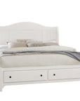 Cool Farmhouse - Sleigh Footboard Storage Bed