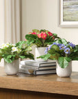 Trilogy Primrose - Accents In Vases (Set of 3) - Green / White