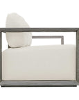Remsen - Outdoor Sofa - White / Brown