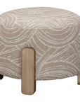 Willow - Accent Ottoman - Khaki Swirl