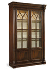 Leesburg - Display Cabinet - Dark Brown