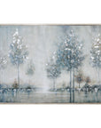 Walk In The Meadow - Landscape Art - Light Gray