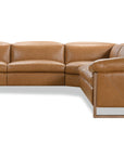 MS - Jericho Five-Piece Power Reclining Sectional - Light Brown