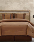 Brighton - Twin Comforter Set Set of 3 - Brown