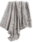 Arctic Bear - Oversized Throw Blanket - Gray