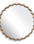 Cerrito - Round Mirror - Antique Brass