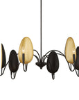 Warwick - 6 Light Chandelier - Matte Black