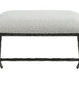 Brisby - Fabric Small Bench - Gray