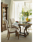 Archivist - Upholstered Side Chair - Beige / Dark Brown