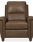 MS - Julian Zero Gravity Power Recliner with Power Headrest - Dark Brown