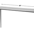 Nightfall - Marble Console Table - White