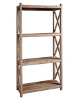 Stratford - Reclaimed Wood Etagere - Light Brown