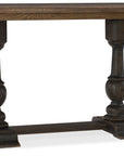 Hill Country - Balcones 60" Friendship Table With 2-12" Leaves - Dark Brown