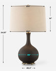 Rimini - Black Glaze Table Lamp