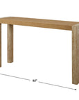 Bentley - Grasscloth Console Table