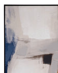 Denisa II Framed Canvas - Beige / Blue