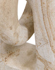 Continuum Stone - Indoor-Outdoor Sculpture - Brown / White