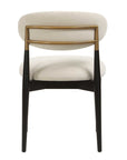 Moxie - Armless Dining Chair (Set of 2) - Black / Off White