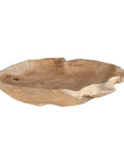 Organic Embrace - Outdoor Teak Bowl - Brown