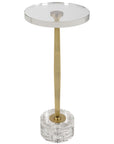 Groove - Crystal Drink Table - Gold