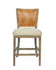 Lina - Counter Stool - Light Brown / Gray
