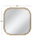 Mimosa - Wall Mirror - Ant Silver Leaf