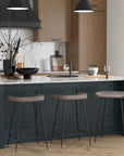Cordova - Carved Wood Counter Stool