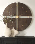 Walnut Elegance - Wall Clock
