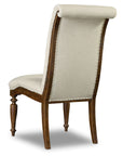 Archivist - Upholstered Side Chair - Beige / Dark Brown