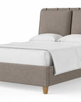 Pure Maple - Upholstered Bed - Mocha / Natural Maple