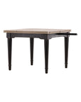 Elaine - Extension Dining Table - Black / Light Brown