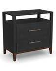 Waterfall - Nightstand - Black