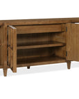 Melange - Nikos Credenza - Dark Brown