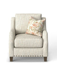 Gianna - Fabric Chair With Nailhead Trim