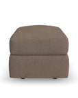 Chevy - Fabric Ottoman Pouf - Brown