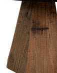 Phoebe - Marble Dining Table - Black / Light Brown