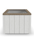 Melody - Rectangular Coffee Table With Casters - White