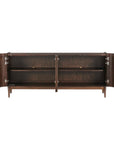 Melbourne - Mappa Burl 4 Door Cabinet - Woodtone