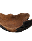 Teak Bowl - Black / Dark Brown
