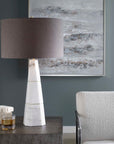 Citadel - Marble Table Lamp - White