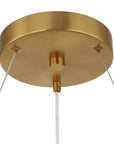 Segovia - Round Crystal LED Chandelier - Gold