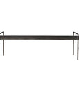 Chandos - Wooden Bench - Dark Gray