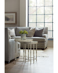 Melange - Accent Nesting Tables - Pearl Silver