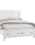 Cool Farmhouse - Panel Footboard Storage Bed
