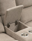 Hooper - Console Loveseat, Manual Recline