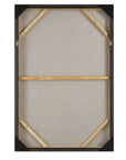 Hours In Silence - Abstract Art - Black / Brown / Gray / White / Woodtone